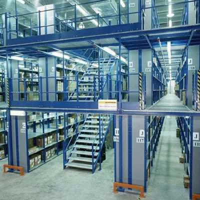 industrial two and three tier racking system for warehouse storage